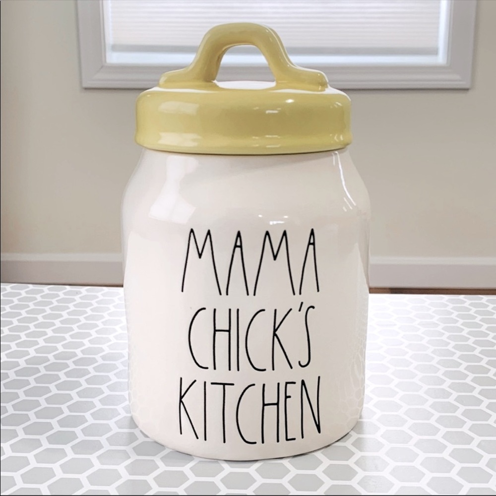 Rae Dunn MAMA CHICK’S KITCHEN canister